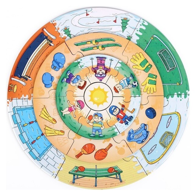 Пазл-пирамида «Спорт»  