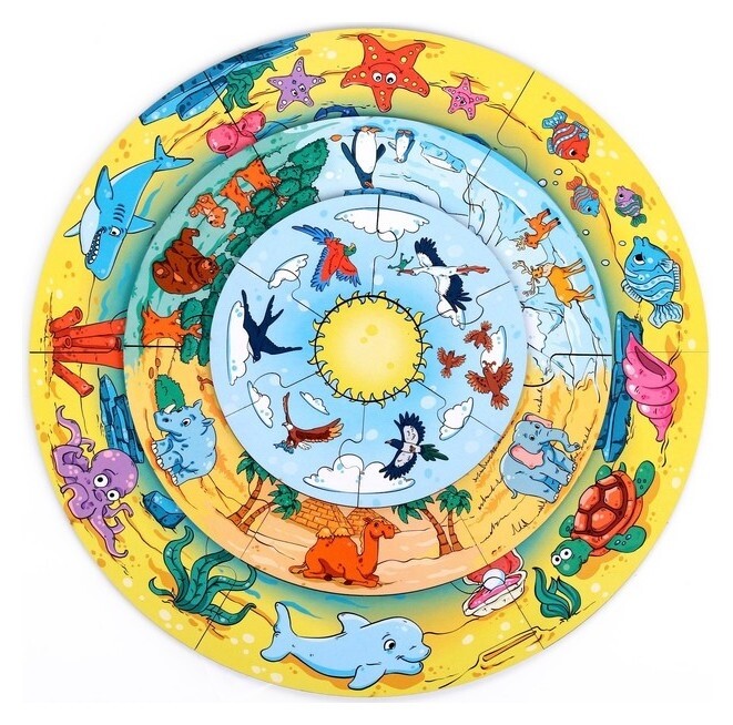 Пазл-пирамида «Земля»  