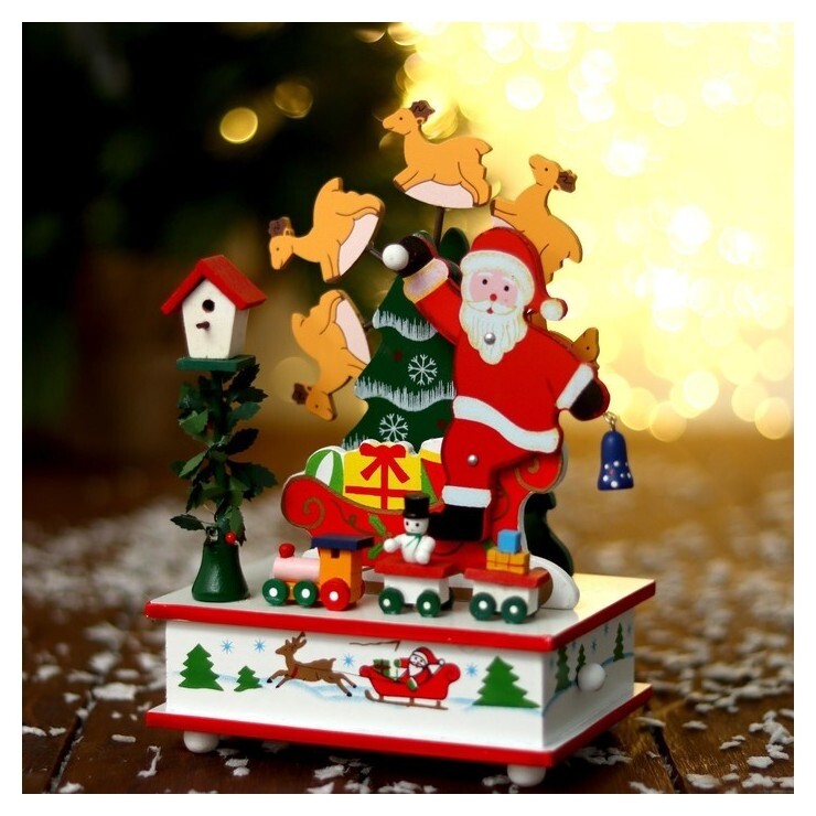 Новогодний сувенир «Карусель» 14 × 10 × 21 см  