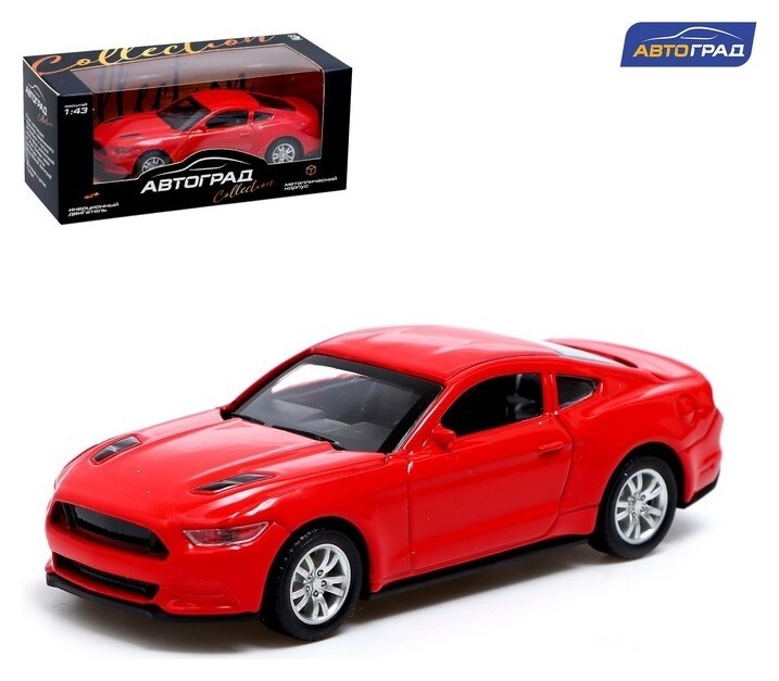 Машина металлическая «Спорт», инерционная, масштаб 1:43, цвет красный  Автоград