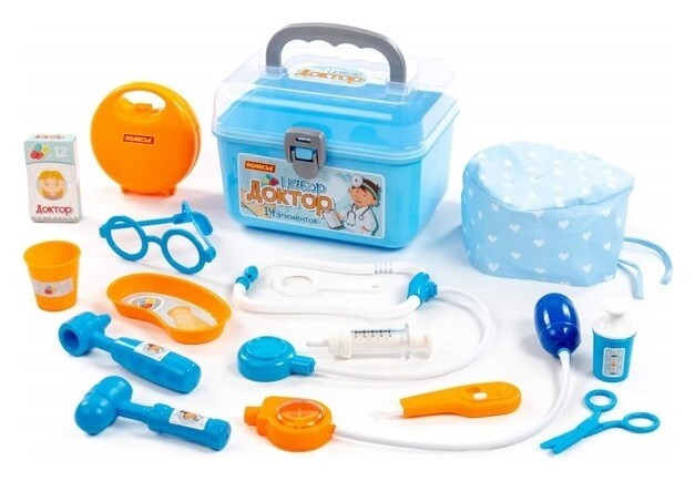 Набор «Доктор №15» в чемоданчике, 14 элементов  Полесье
