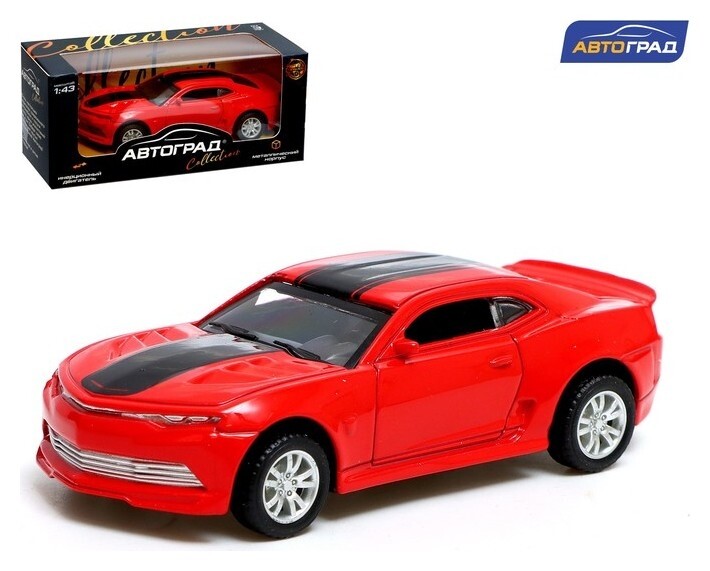 Машина металлическая «Гонка», инерционная, масштаб 1:43, цвет красный  Автоград