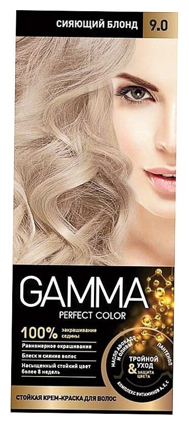 Тон 9.0 Сияющий блонд  GAMMA
