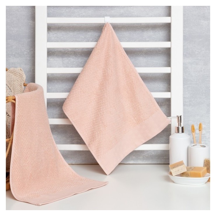 

Полотенце махровое Lovelife Melody 33х70±3 см, цвет розовый