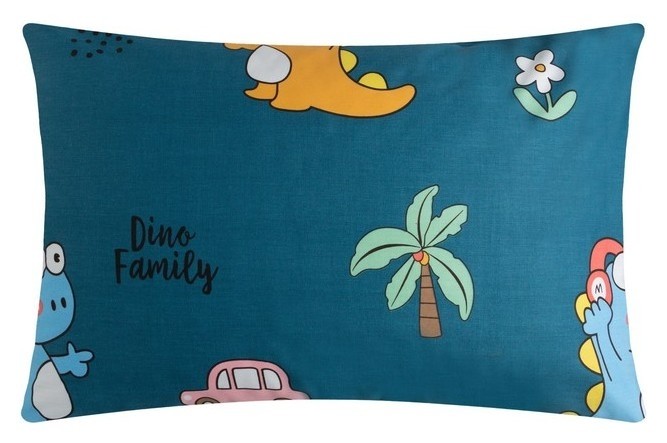 

Наволочка Lovelife My Dino 50*70 см, 125 г/м2, сатин, 100 % хлопок