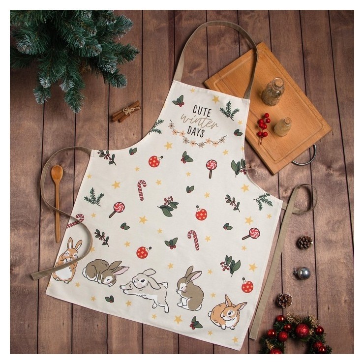 

Фартук этель Cute Day 70х60 см см, 100% хл, саржа 190 гр/м2
