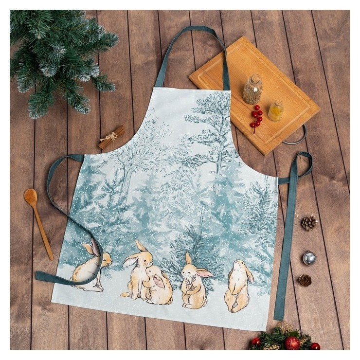 

Фартук этель Winter Mood 70х60 см см, 100% хл, саржа 190 гр/м2