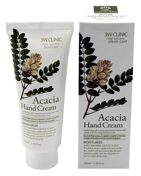 Крем для рук с акацией  3W CLINIC