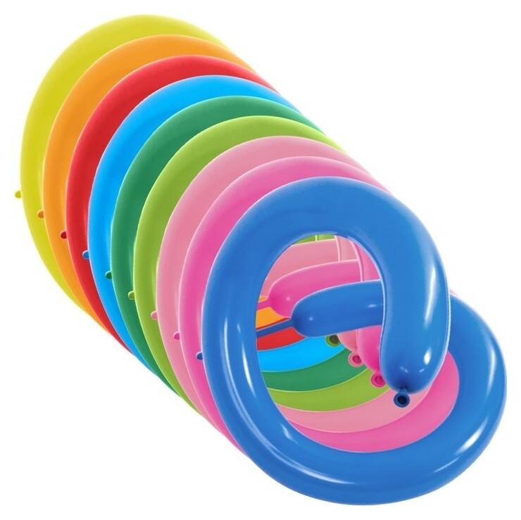 Шар для моделирования 260, пастель, набор 100 шт.  Дон Баллон