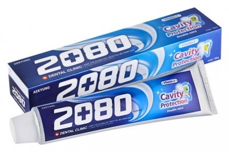 Мягкая зубная паста для всей семьи с натуральной мятой Cavity Protection Double Mint Toothpaste отзывы