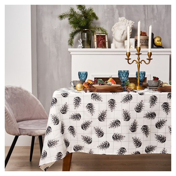 

Скатерть этель Christmas 150х250 см, 100% хл, саржа 190 г/м2