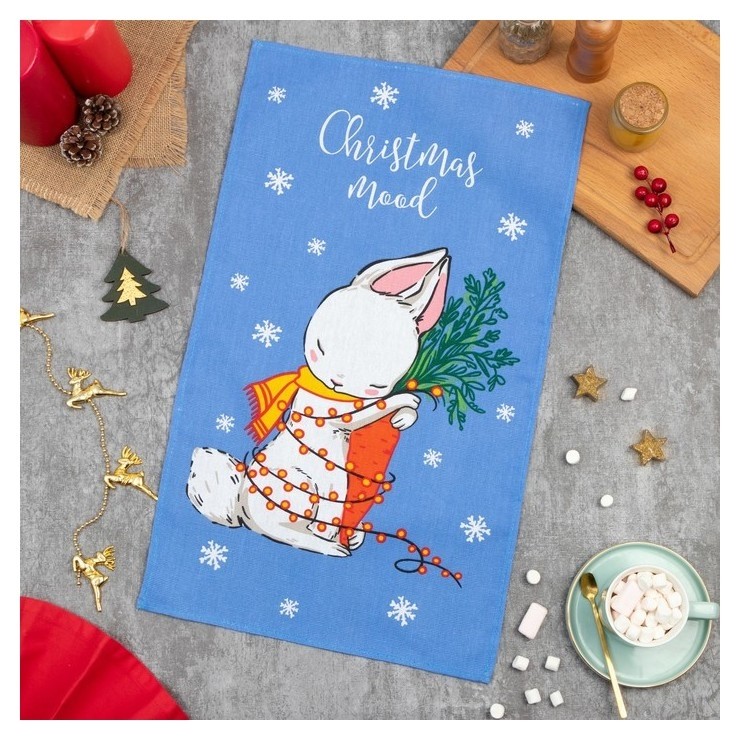 

Полотенце доляна Christmas Mood 35х60 см, 100% хлопок, 160 г/м2