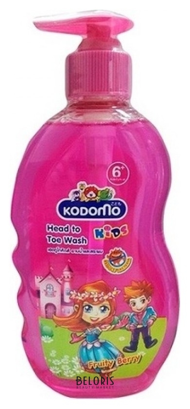 Средство для мытья От макушки до пяточек для детей Lion Kodomo