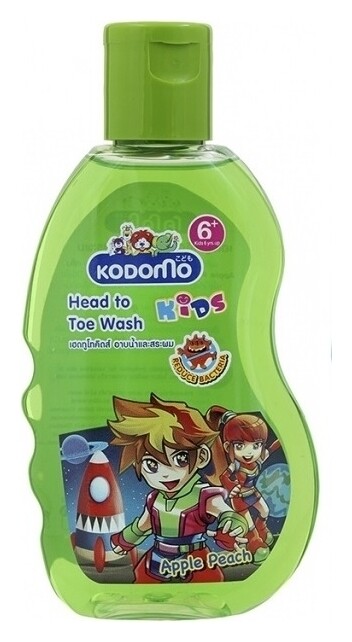 Яблочный с дозатором 200 мл  Lion Kodomo