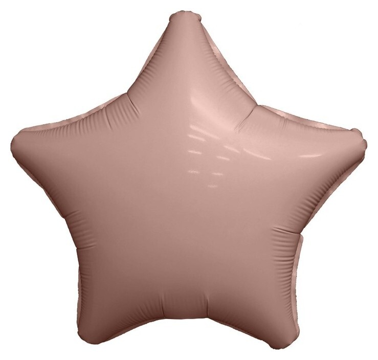 Шар фольгированный 30" звезда, мистик латте, инд.упаковка  Agura