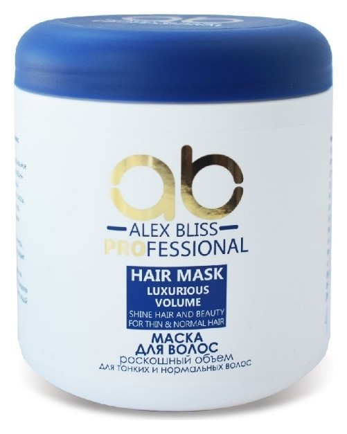 Маска для тонких и нормальных волос Роскошный объем Alex Bliss