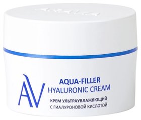 Крем для лица Ультраувлажняющий с гиалуроновой кислотой Aqua-filler hyaluronic cream Aravia Professional