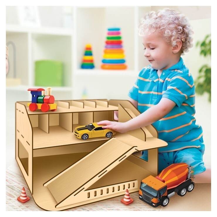 Набор Парковка Большая  Лесная мастерская