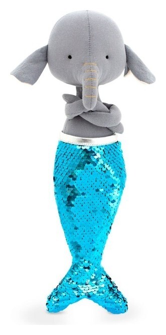 Мягкая игрушка «Слонёнок элис русалка», 30 см Orange toys