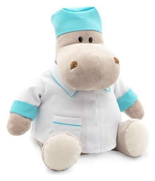 Мягкая игрушка «Бегемот: пилюлькин», 20 см  Orange toys