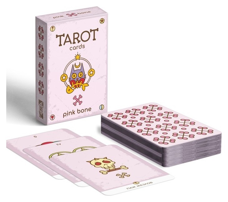 

Карты таро «Pink Bone», 78 карт, 16+