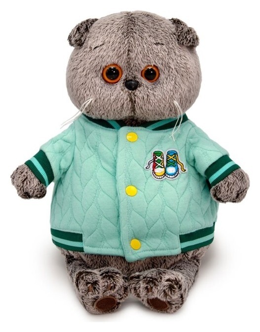 Мягкая игрушка «Басик в бомбере», 22 см  Басик и Ко