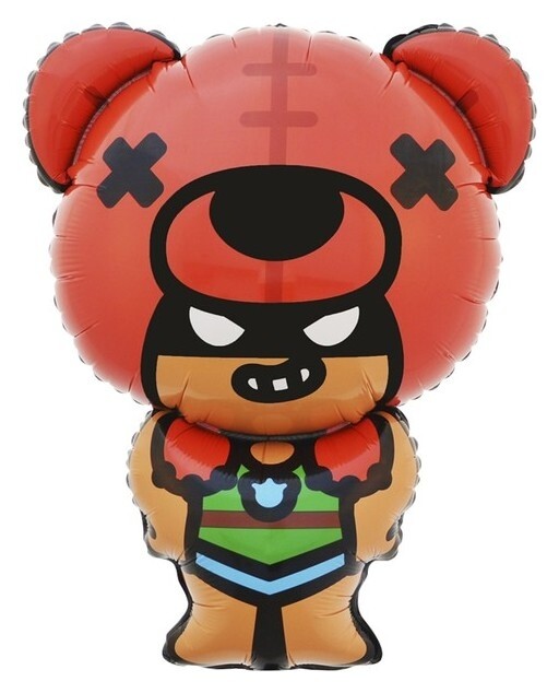 Шар фольгированный 34 «Бравл старс. нита», фигура, 1 шт.  Дон Баллон