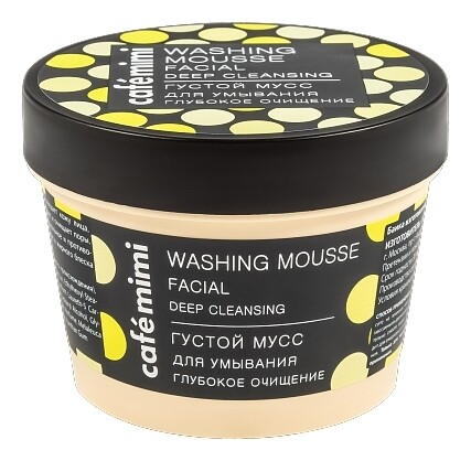 Густой мусс для умывания "Глубокое очищение" Cafe mimi