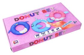 Набор лёгкого прыгающего пластилина Donut Set Animals Moon light clay