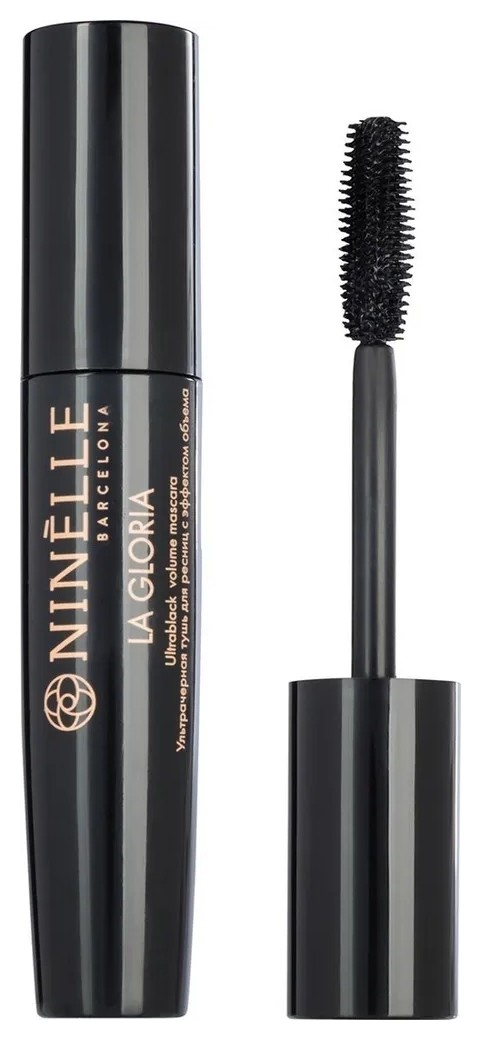 Тушь для ресниц ультрачерная с эффектом объема LA Gloria  Ninelle