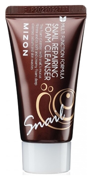 Пенка для умывания C муцином улитки Snail Repairing Foam Cleanser Mini  Mizon
