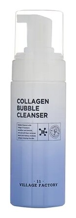 Пенка для умывания очищающая с коллагеном Collagen Bubble Cleanser  Village 11 Factory