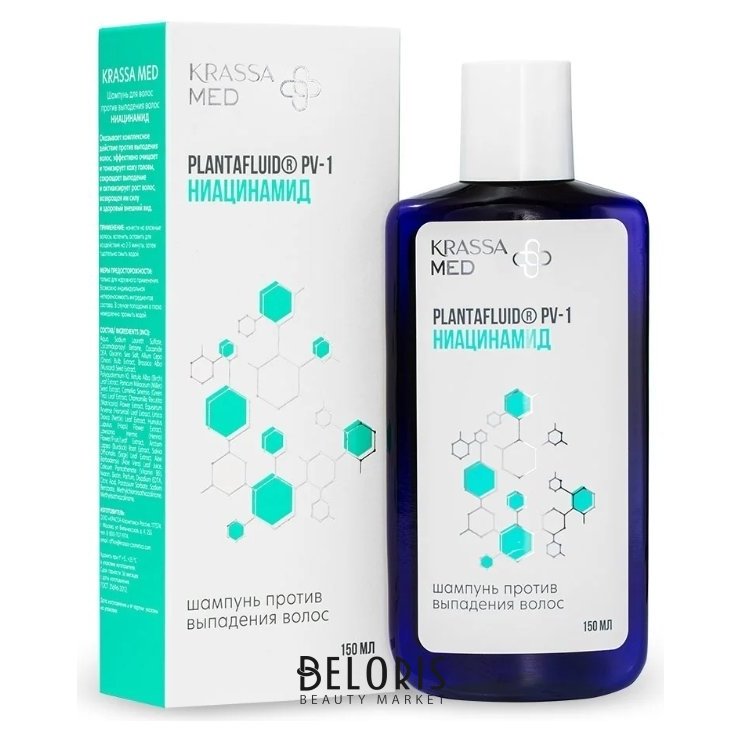 Шампунь против выпадения волос Ниацинамид 