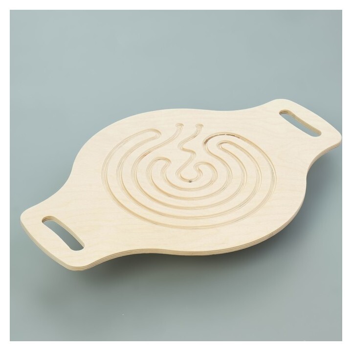 Доска балансировочная балансборд "Лабиринт" с шариком, 54х36 см  Время игры