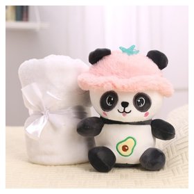 Мягкая игрушка с пледом «Панда» 