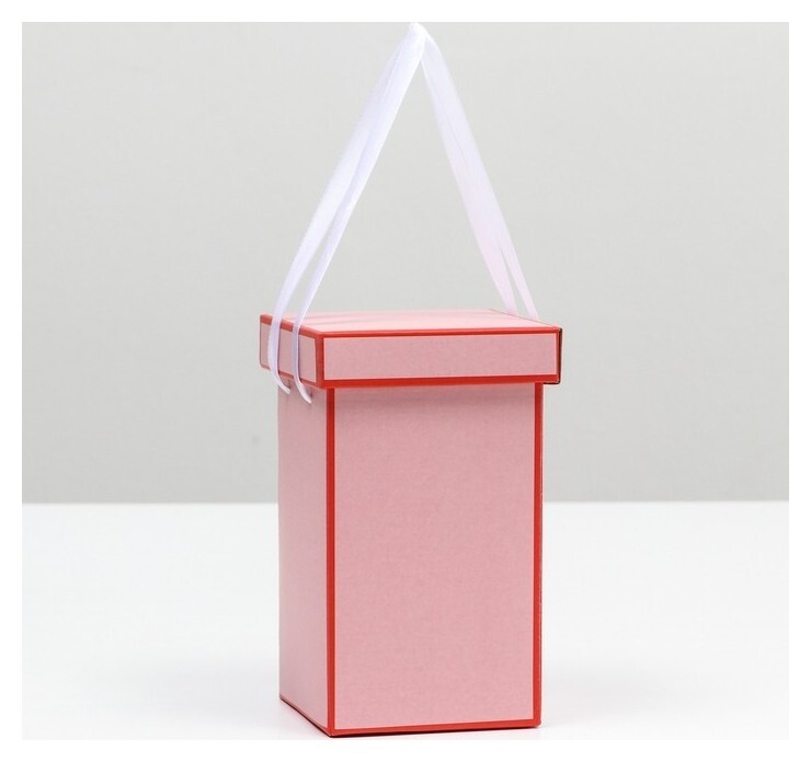 Коробка складная, красная, 10 х 18 см  Upak Land