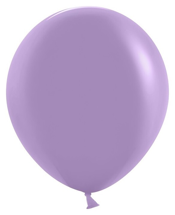 Шар латексный 18", сиреневый, пастель, набор 25 шт.  Шаринг