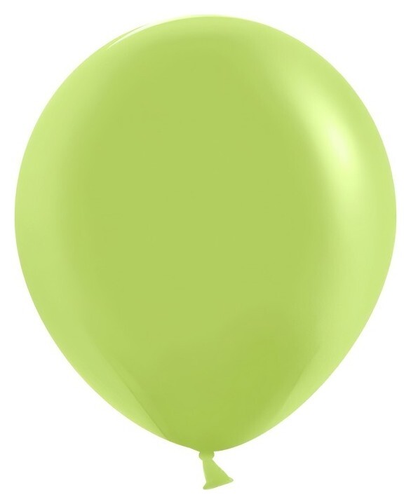 Шар латексный 18", лайм, пастель, набор 25 шт. Шаринг