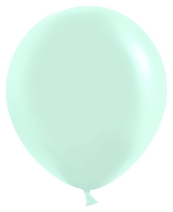 Шар латексный 18", нежная мята, макарунс, набор 25 шт.  Шаринг