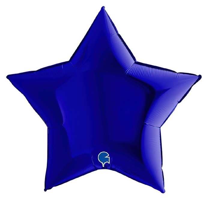 Шар фольгированный звезда 36