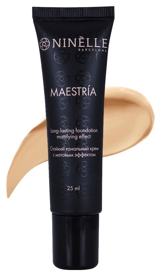 Тональный крем для лица стойкий с матовым эффектом Maestria Ninelle