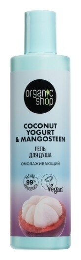 Гель для душа Омолаживающий  Organic Shop