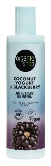 Шампунь против выпадения волос Антистресс  Organic Shop