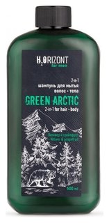 Шампунь мужской для волос и тела 2-в-1 Green Arctic Vilsen