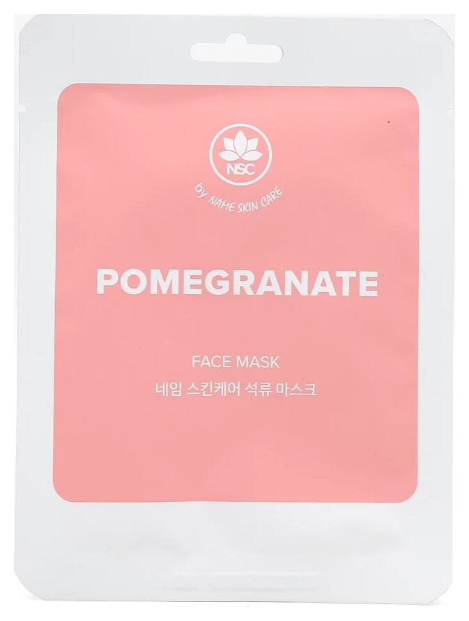 Маска для лица тканевая Гранат  Name Skin Care