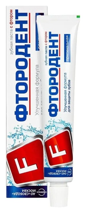 Зубная паста Оригинальная улучшенная формула  Фтородент