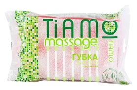 Губка для тела Поролон+массаж Оригинал Massage TIAMO
