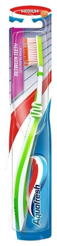Зубная щетка средняя Between Teeth  Aquafresh