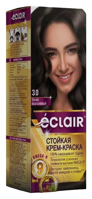 Тон 3.0 Темно-каштановый  ECLAIR