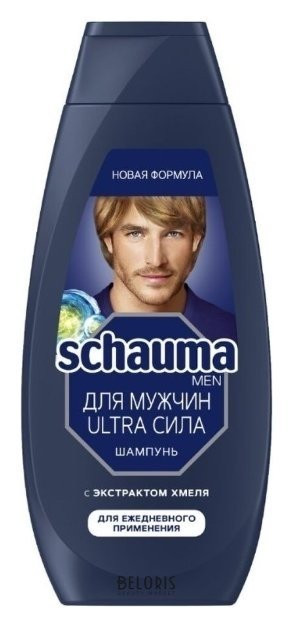 Шампунь для волос мужской с хмелем Сила и объем Schauma Для мужчин